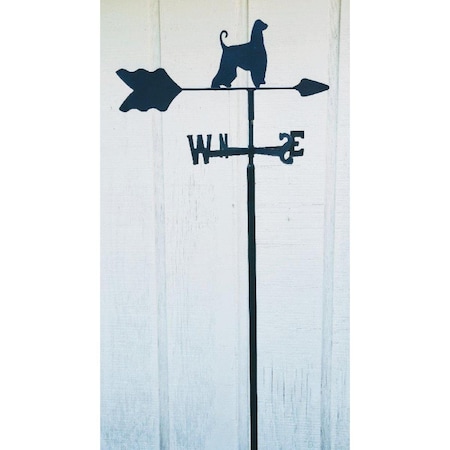 The Lazy Scroll Afghan Garden Mount Weathervane afghanin